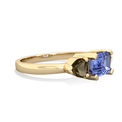 Tanzanite Three Stone 14K Yellow Gold ring R5235