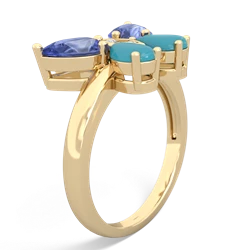 Tanzanite Butterfly 14K Yellow Gold ring R2215