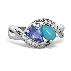 Tanzanite Summer Winds 14K White Gold ring R5342