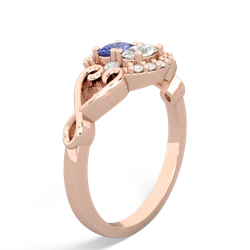 Tanzanite Love Nest 14K Rose Gold ring R5860