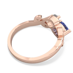 Tanzanite Floral Elegance 14K Rose Gold ring R5790