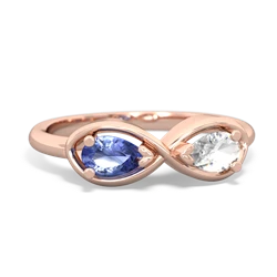 Tanzanite Infinity 14K Rose Gold ring R5050