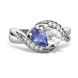 Tanzanite Summer Winds 14K White Gold ring R5342