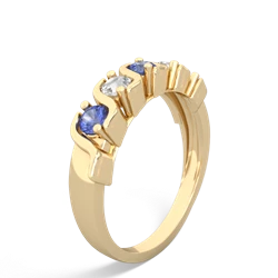 Tanzanite Anniversary Band 14K Yellow Gold ring R2089