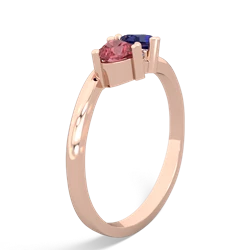 Pink Tourmaline Sweethearts 14K Rose Gold ring R5260