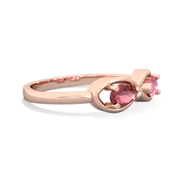 Pink Tourmaline Infinity 14K Rose Gold ring R5050