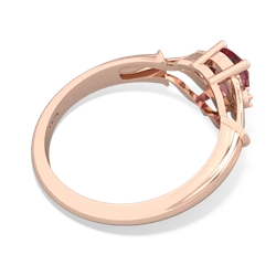 Pink Tourmaline Precious Pear 14K Rose Gold ring R0826