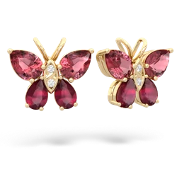 matching earrings - Butterfly