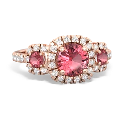 Opal Regal Halo 14K Rose Gold ring R5350