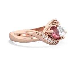 Pink Tourmaline Summer Winds 14K Rose Gold ring R5342