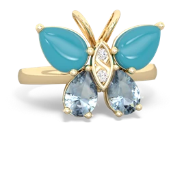 matching rings - Butterfly