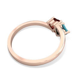 Turquoise Sweethearts 14K Rose Gold ring R5260