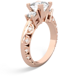 Onyx Eternal Embrace Engagement 14K Rose Gold ring C2001