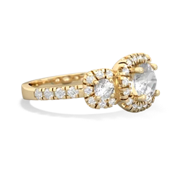 Alexandrite Regal Halo 14K Yellow Gold ring R5350