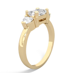 Sapphire Three Stone 14K Yellow Gold ring R5235